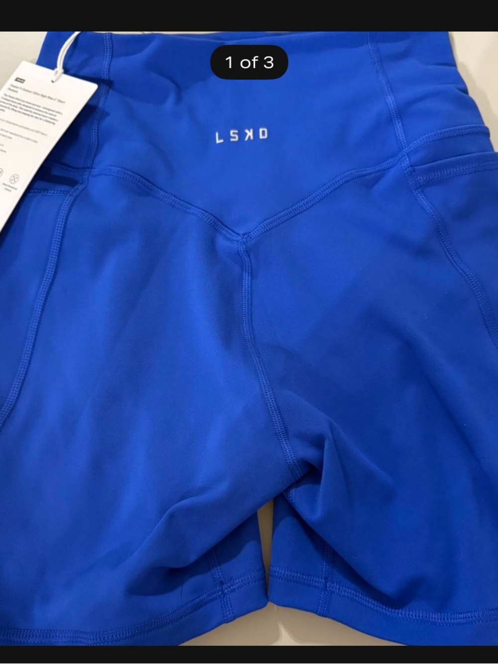 LSKD Women's Athletic Shorts - Royal Blue
